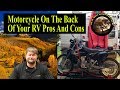 Motorcycle On RV For Scouting - Pros And Cons