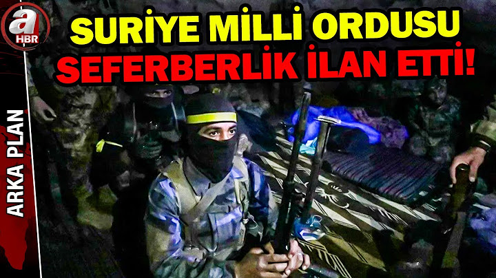Suriye milli ordusu seferberlik ilan etti! Muhaliflerin Halep'e girmesi an meselesi | A Haber