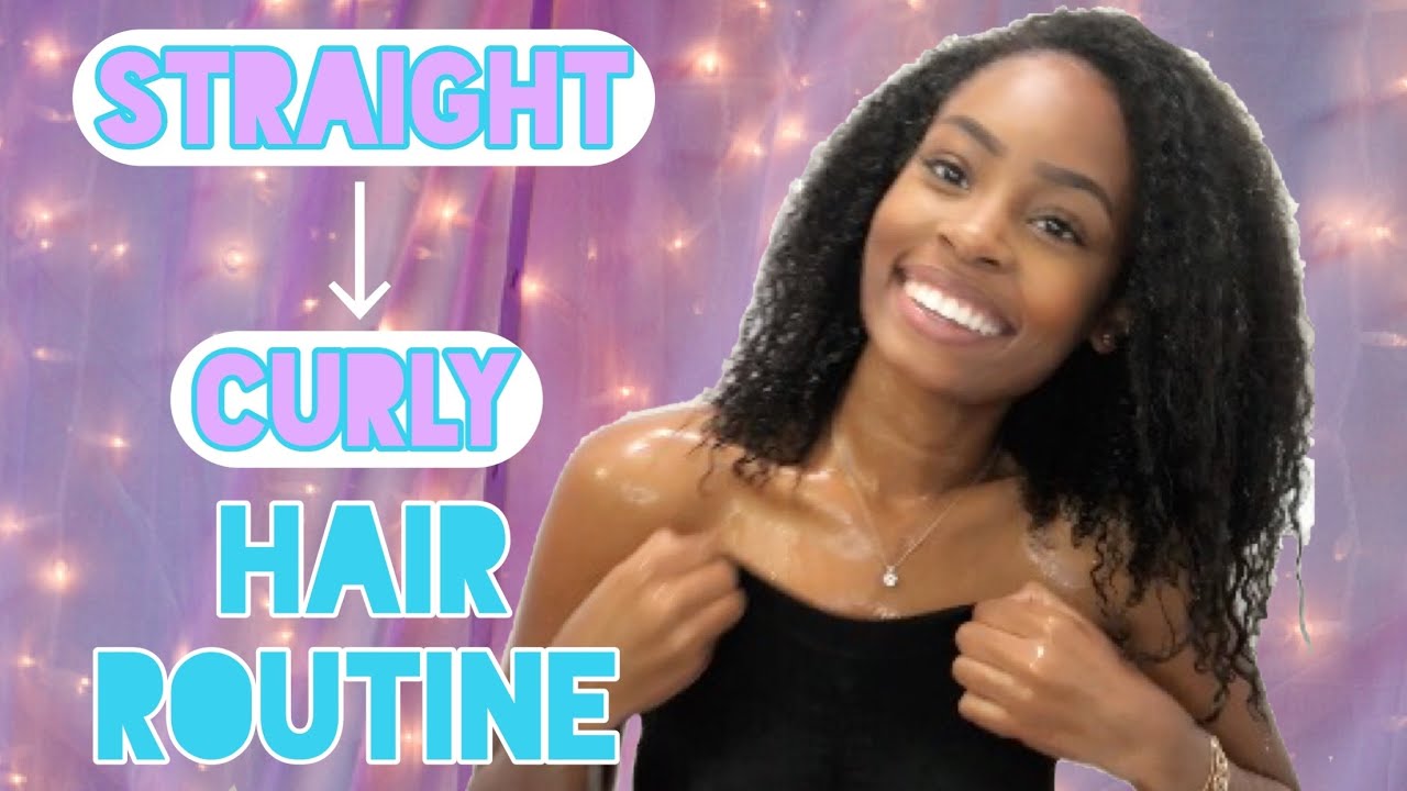 Reverting My Natural Hair From STRAIGHT to CURLY...NO HEAT DAMAGE