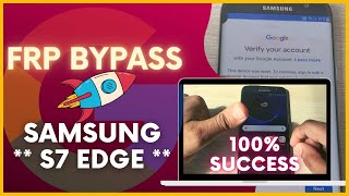 NEW MEHODE 2022 SAMSUNG S7 EDGE FRP BYPASS WITHOUT PC