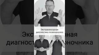 Экстрасенсорная диагностика позвоночника/ #chiropractic #массаж #massage #anatomy #врач