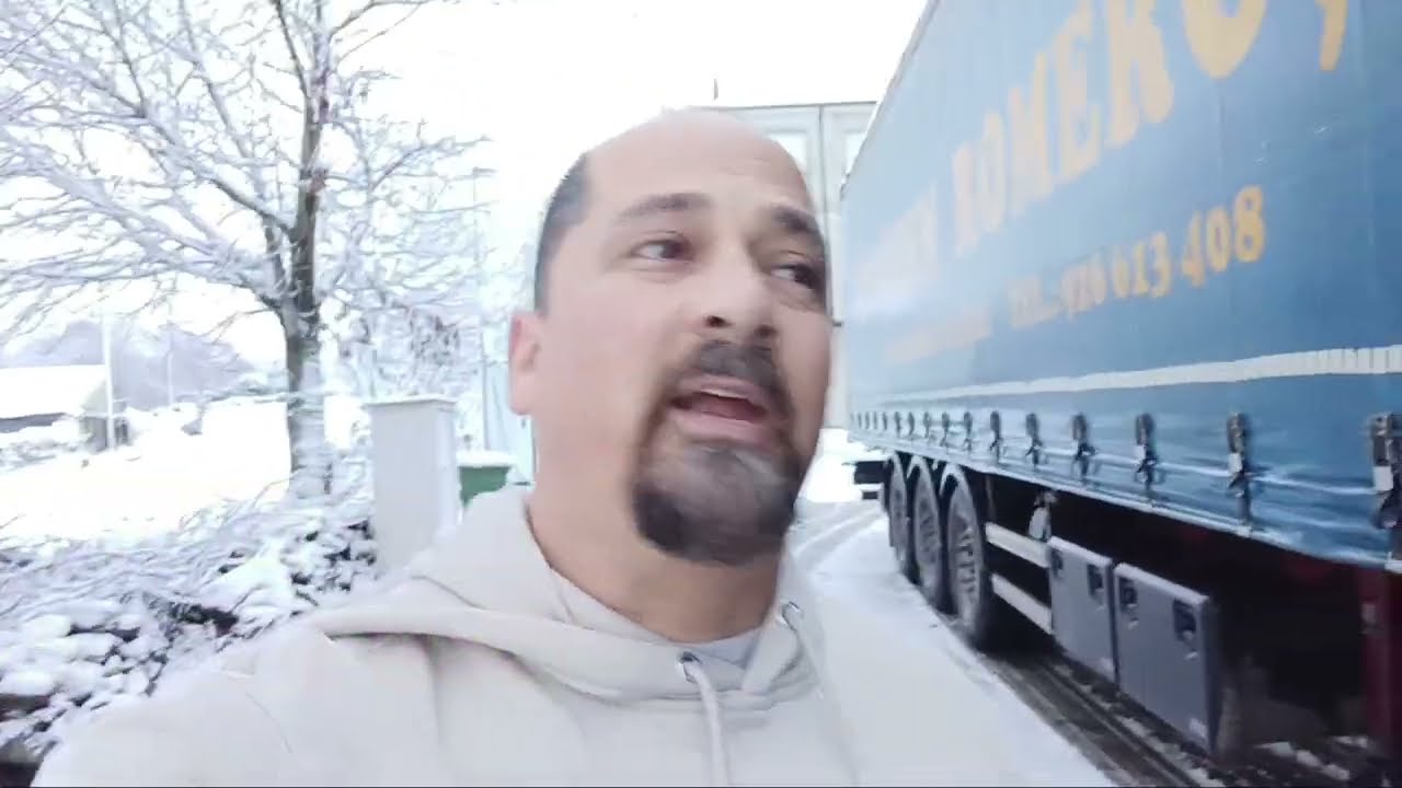 🚛🍽Otra vez a Galicia,  me pilla una nevada, cosas del directo ♦️🦺