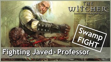 BOSS FIGHT | Fighting Azar Javed & Professor In the Swamp (The Witcher) | No Commentary 1440p60.