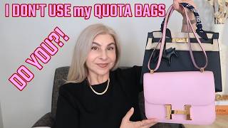 I DON'T USE my HERMES QUOTA BAGs Hermes Birkin 25 30 Kelly 25 28 Constance 18  Mini Kelly | OxanaLV