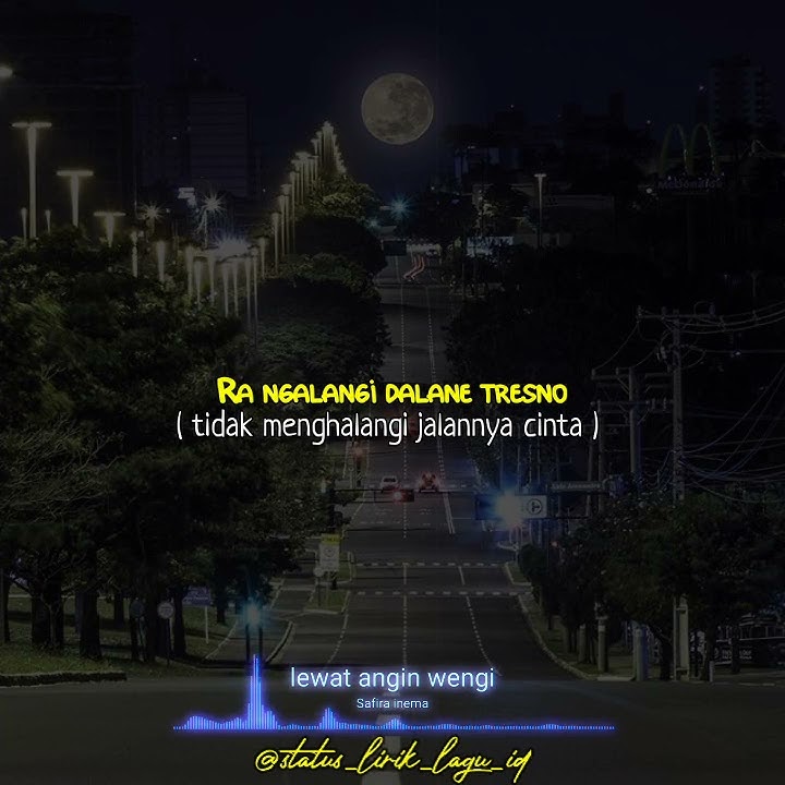 status wa lewat angin wengi - Safira inema
