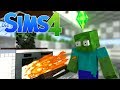 Monster School : THE SIMS Challenge - Minecraft Animation