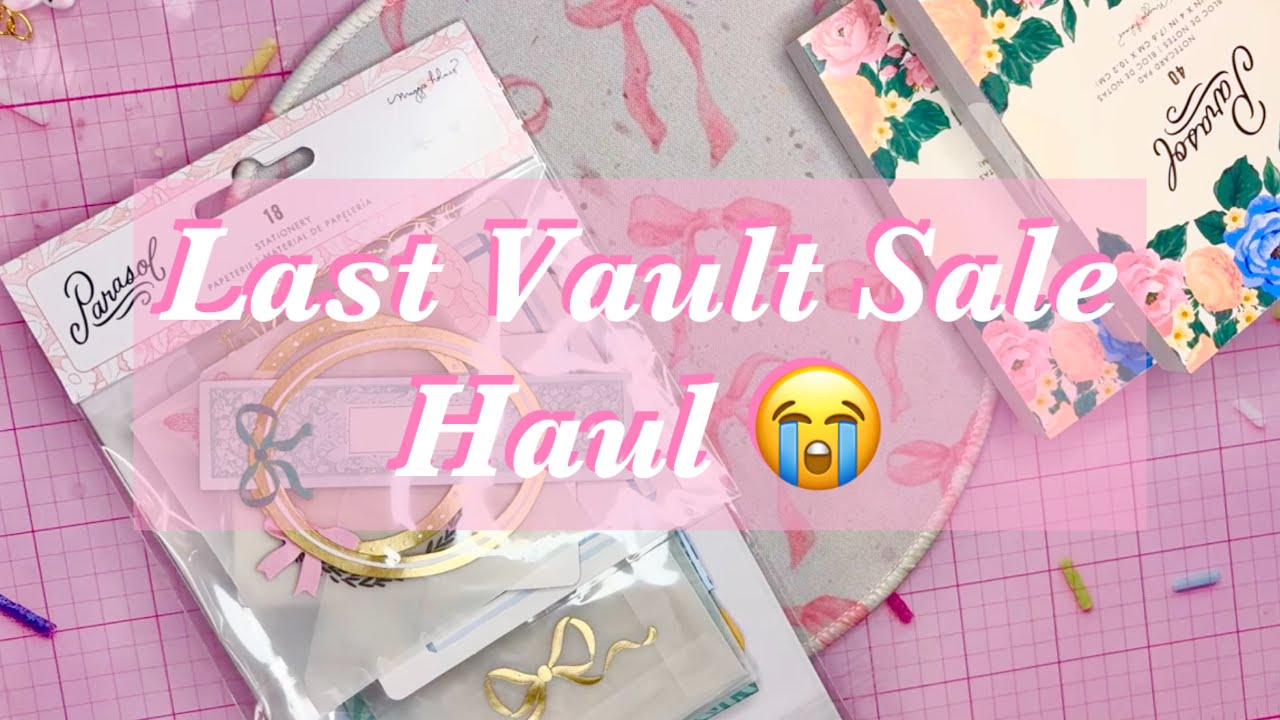 My Last American Crafts Vault Sale Haul 😭