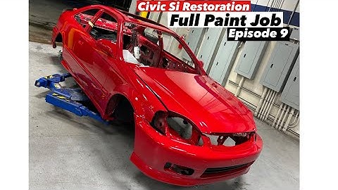 AHC EM1 Restoration Project - The BEST Milano Red Paint Job Ever (Episode 9)