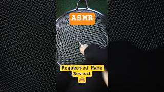 ASMR Tracing 👀 Requested Name! Is it yours? #11 No talking #shortsviral #asmr #asmrtriggers