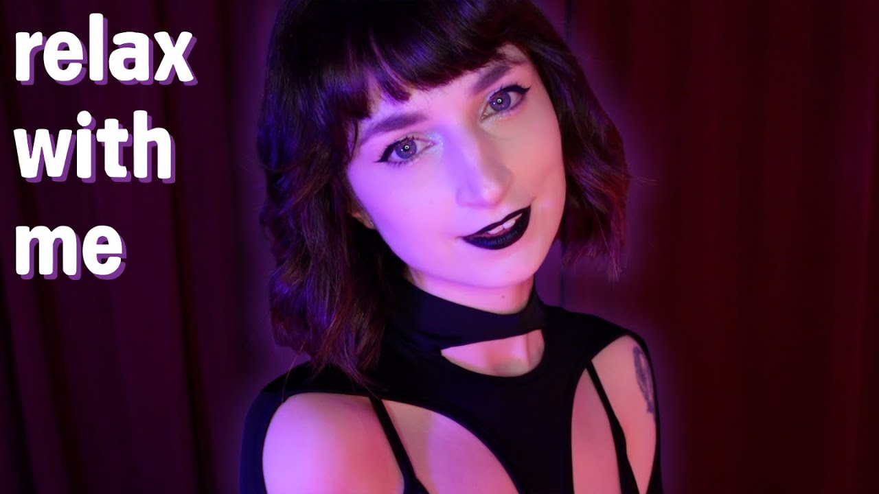 Sweet Goth Girl Soothes Your Anxiety ASMR (personal attention roleplay)