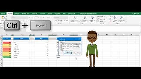 6# Astuce Excel : Supprimer les lignes et colonnes vides Excel