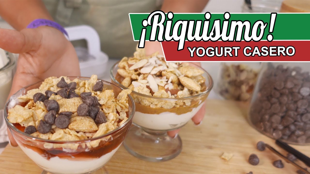 YOGURT casero | Receta fácil de yogurt | Yogurt en casa