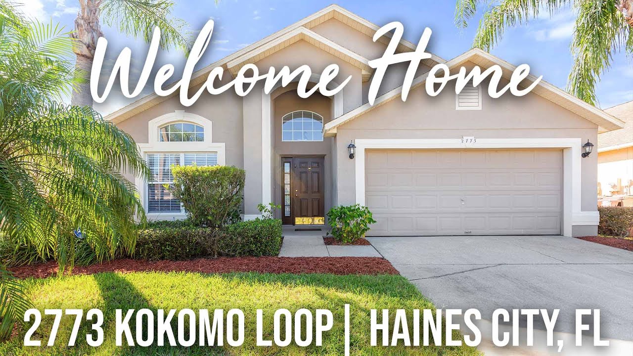 Haines City FL Pool Home For Sale At 2773 Kokomo Loop Haines City FL