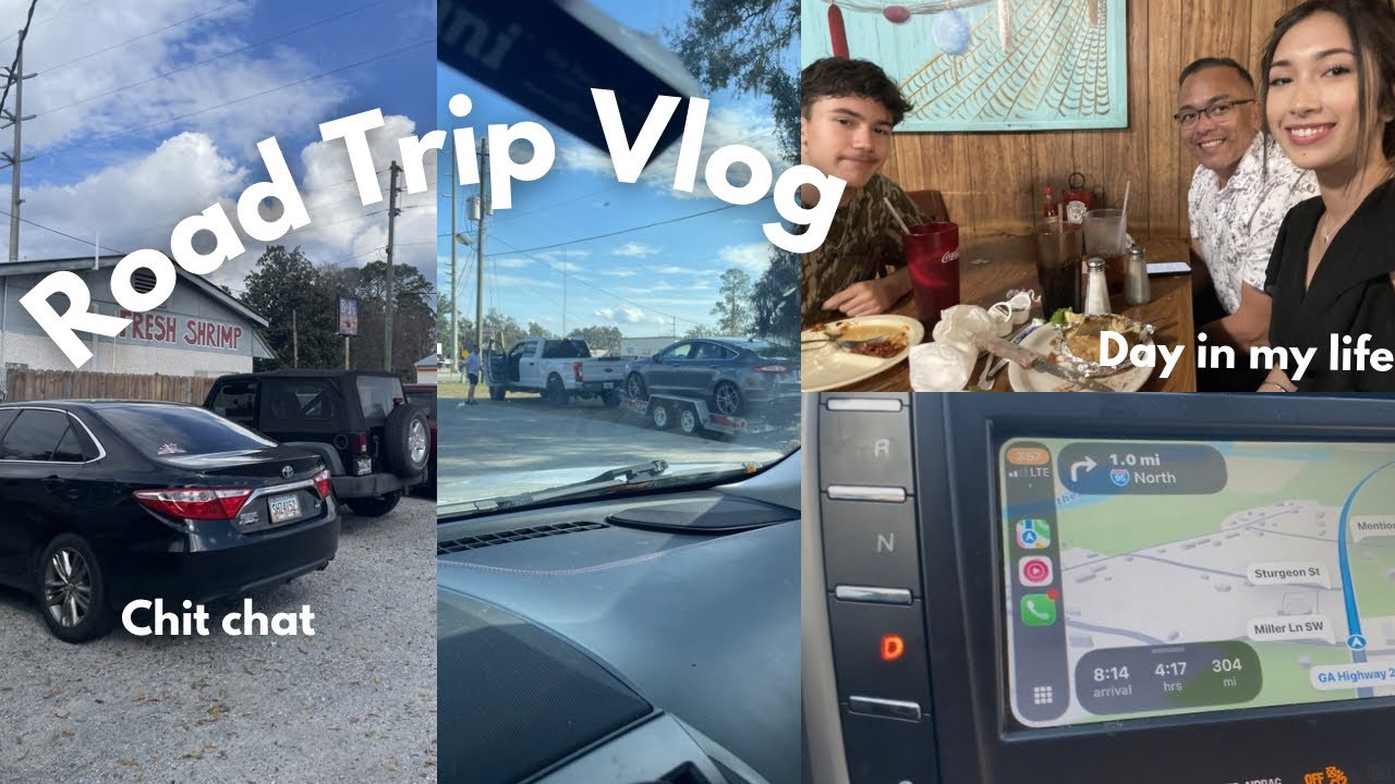 Road trip vlog: day in my life vlog