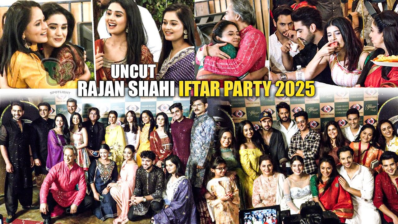 Uncut - Rajan Shahi DKP productions Iftar Party The cast and Crew of YRKKH & Anupama