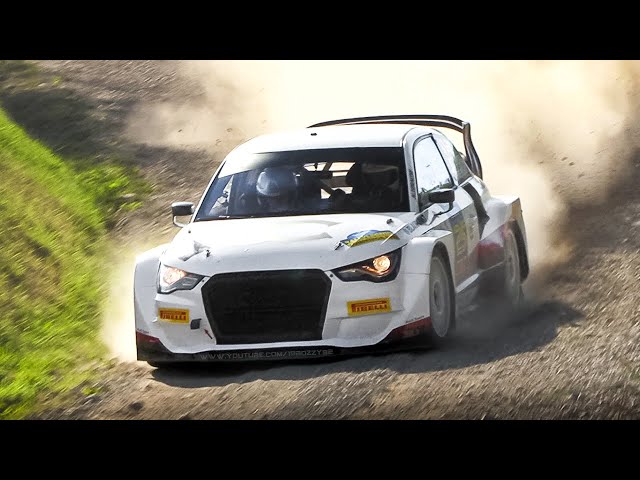 600HP Audi S1 EKS Quattro RallyCross Supercars Show & Demo Runs at  RallyLegend 2022! 