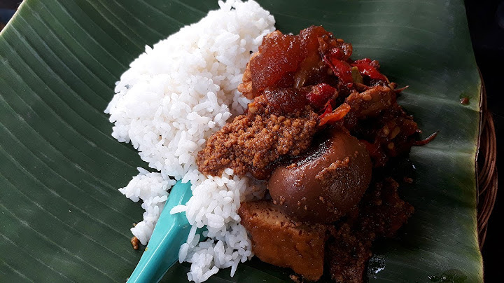 GUDEG JOGJA LEGENDARIS!!! GUDEG MBAH LINDU YOGYAKARTA - ANEKA WISATA KULINER JOGJA STREET FOOD