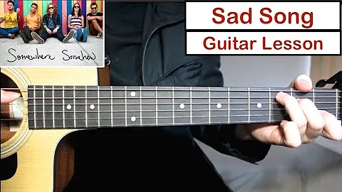 We The Kings - Sad Song | Guitar Lesson (Tutorial) How to play Chords