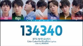 BTS (방탄소년단) - 134340 (PLUTO) (Color Coded Lyrics Eng/Rom/Han)