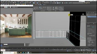 3DsMax Tutorials, Learn 3D Modeling a Designer Kitchen from Scratch in 3dsmax ( Part 2)