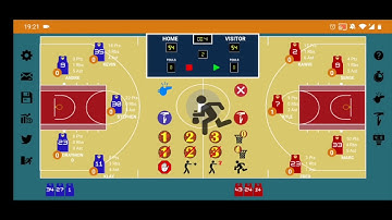 Basketball Stats Assistant - Track game stats (drag and drop)
