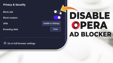 Hoe u de advertentieblokkering in de Opera-browser voor pc uitschakelt