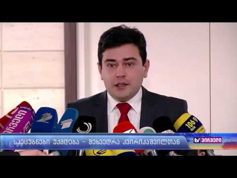 ირაკლი ღლონტი ივანიშვილთან შეხვედრაზე საუბრობს.