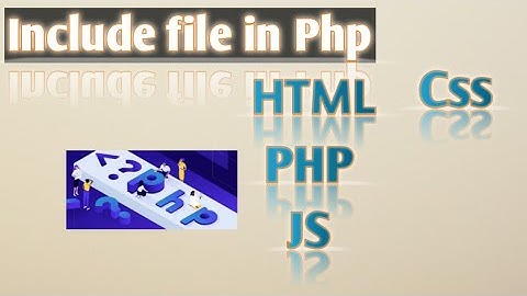 How to include html file in PHP and respectively in urdu/hindi || include php file in php file ||