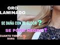 El oro laminado se pone negro con el sudor? Cuanto dura el oro laminado? El oro laminado se oxida?