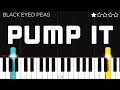 The Black Eyed Peas - Pump It | EASY Piano Tutorial