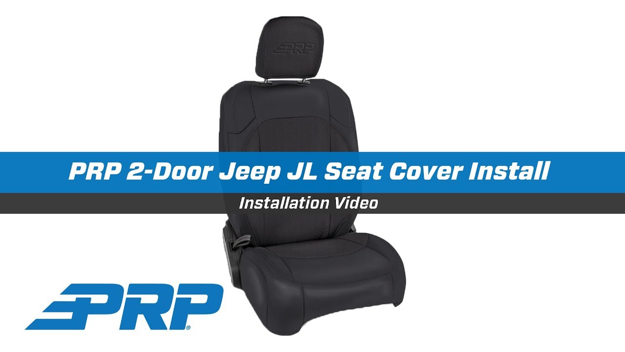 PRP 2Door Jeep JL Seat Cover Install YouTube