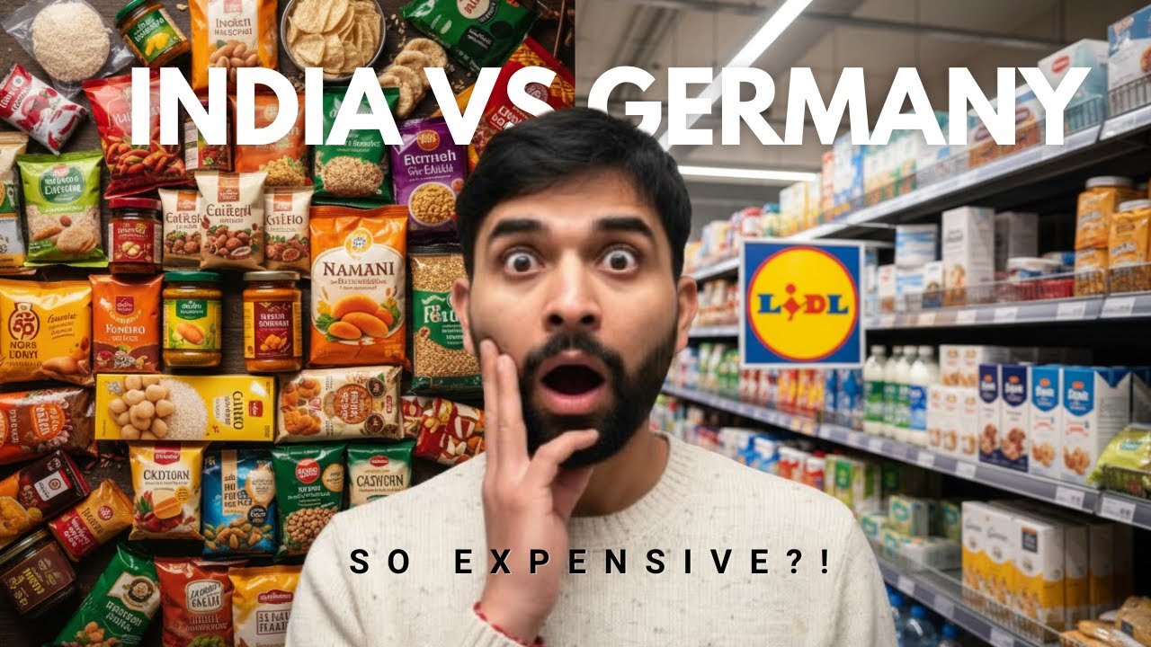 Grocery Prices in Germany vs India | Lidl Shopping Shock 😱