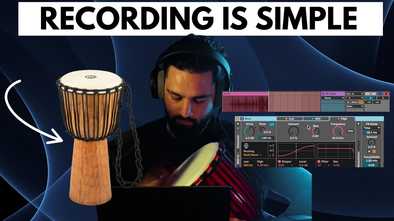 EASY METHOD To Record Percussion for Afro and Deep House - YouTube