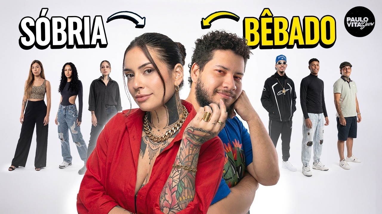 Solteiros se conhecem ANTES e DEPOIS de beber