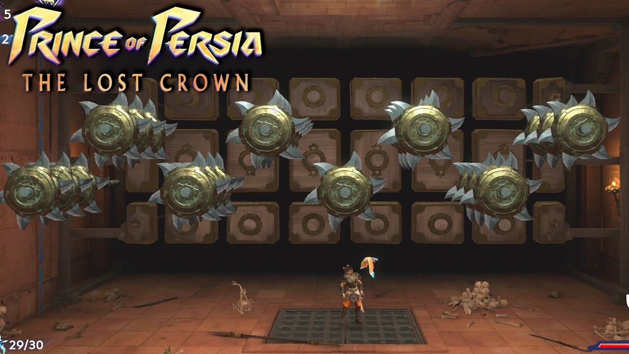 Prince of Persia: The Lost Crown - Hidden Floor Spiked Trap Room Puzzle