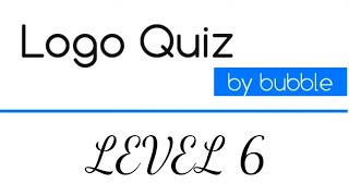Logo Quiz by bubble (Level 6)