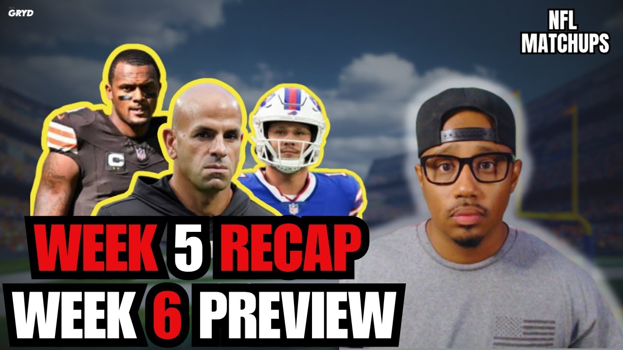 NFL Matchups Week 6 | What We Learned Week 5 | Real or Naw | Week 6 Preview | Fantasy Impact NFL Matchups Week 6 | What We Learned Week 5 | Real or Naw | Week 6 Preview | Fantasy Impact