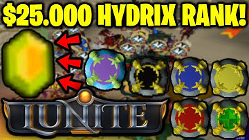 GOING FOR THE $25,000 HYDRIX RANK! FROM SCRATCH WITH AN EXECUTION TWISTED BOW EP #208 - Lunite RSPS