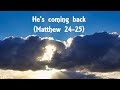 Be ready - don't be deceived - Matthew 24:1-14