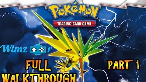 Pokémon Trading Card Game Walkthrough Part 1 - Tutorial