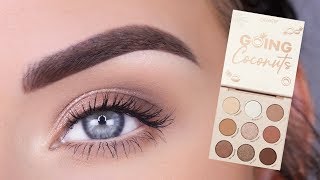New ColourPop Going Coconuts Palette | Neutral Every Day Eyeshadow - NO FAKE LASHES