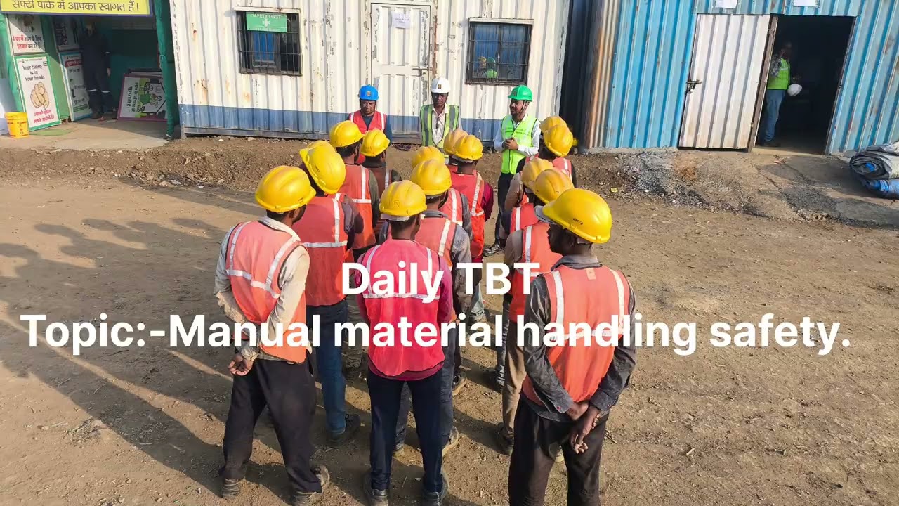 Manual material handling safety. 