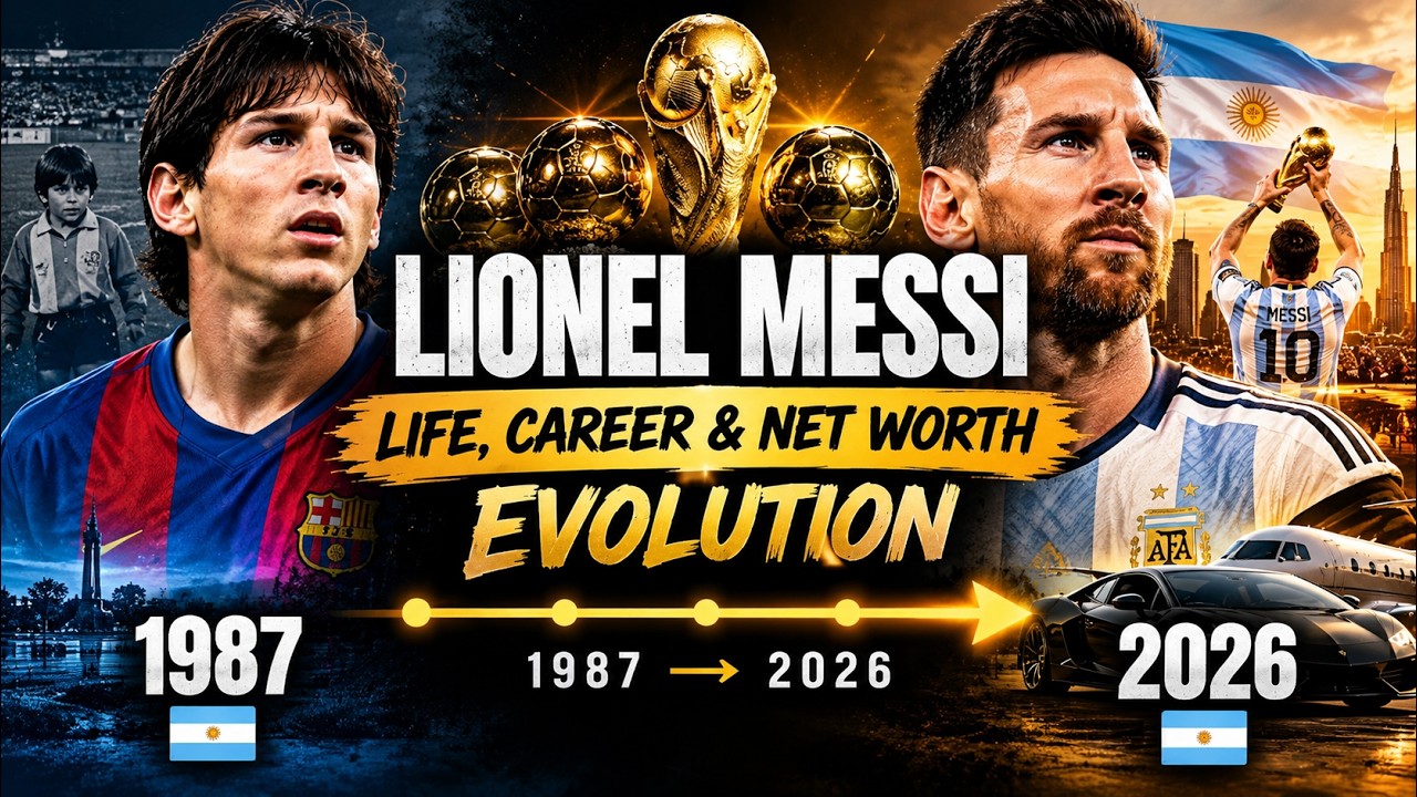 Lionel Messi: Life, Career & Net Worth Evolution (1987–2026) 🐐 - YouTube