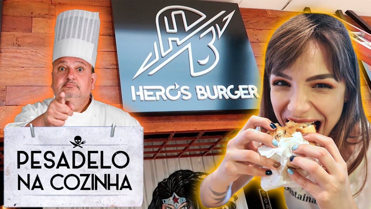 VISITAMOS HERO'S BURGER DEPOIS do PESADELO NA COZINHA! - YouTube