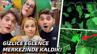 Gece Gi̇zli̇ce Eğlence Merkezi̇nde Kalmak ? 