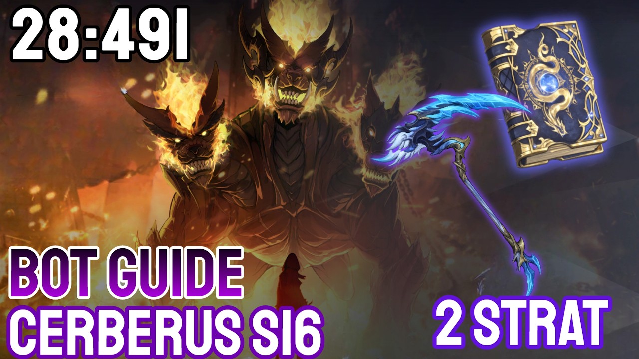 (28s) CERBERUS |2 STRATS F2P|S16 Battlefield of Time| GUÍA BOT [Solo Leveling: Arise]