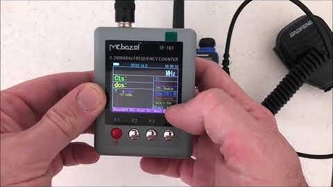 Checking out a Surecom / McBazel SF-103 Portable Frequency Counter for under $50 !
