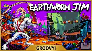 Earthworm Jim Full Playthrough: The Grooviest SNES Game Ever Made! (Commentary Longplay)