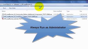 How to install HP LoadRunner 12