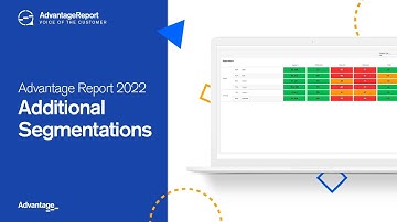 Advantage Report Voice of the Customer 2022 | Additional Segmentations Demo